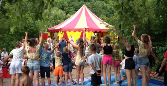 Zirkuszauber im ElbeCamp – Besuch der Kinder aus Góra